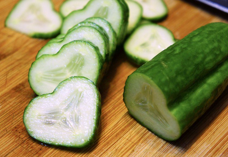 Cuida de tu corazón con pepino.