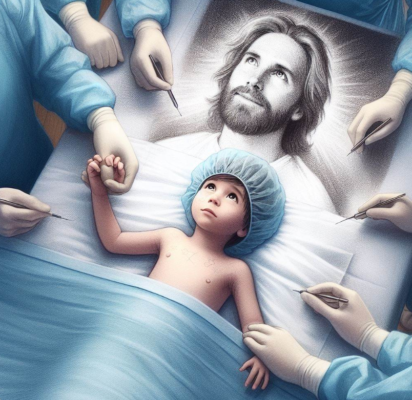 Niño ve a Jesús en el quirófano